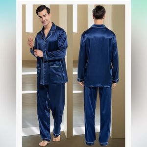 Men’s 100% Silk Pajama Set